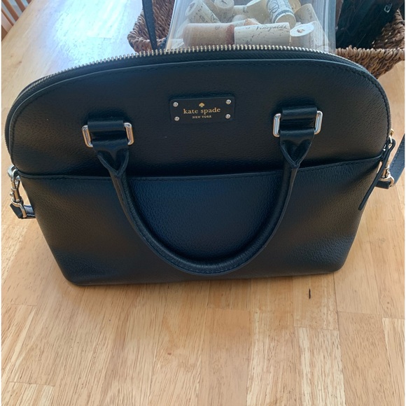 Kate Spade black satchel. - Picture 1 of 7